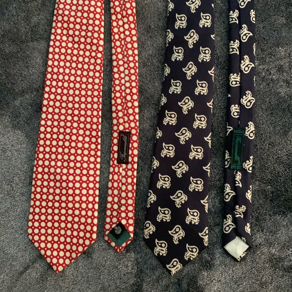 Men’s Faconnable 100%silk ties.